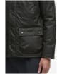 Men's Barbour Modern Beaufort Check Waxed Jacket - Olive Check
