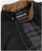 Men's Barbour International Chard Waxed Jacket - Black