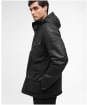 Men's Barbour International Endley Waxed Jacket - Black