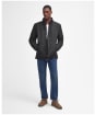 Mens Barbour Powell Quilted Jacket - Black
