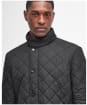 Mens Barbour Powell Quilted Jacket - Black