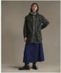 Women's Barbour Saima Denim Midi Skirt - Rinse Wash Denim