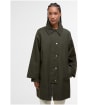 Women's Barbour Fia Showerproof Jacket - Sage / Ancient Poplar Tartan