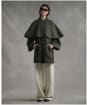 Women's Barbour Fia Showerproof Jacket - Sage / Ancient Poplar Tartan
