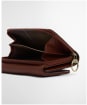 Women's Barbour Rosa Leather French Purse - Brown / Classic