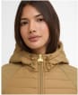 Women's Barbour International Valentina Quilted Sweat - Antique Bronze