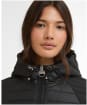 Women's Barbour International Valentina Quilted Sweat - Black