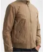 Men's Barbour International Steve McQueen Rectifier Harrington Casual Jacket - Military Brown