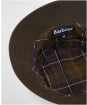 Men's Barbour Waxed Sports Hat - Olive