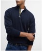 Men’s Barbour Cotton Half Zip Sweater - Navy