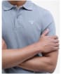 Men's Barbour Sports Polo 215G - Washed Blue
