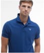 Men's Barbour Sports Polo 215G - Deep Blue