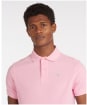 Men's Barbour Sports Polo 215G - Pink