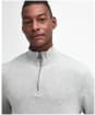 Men's Barbour Beckhill Half Zip Sweatshirt - Grey Marl