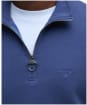 Men's Barbour Pique Interlock Half Zip Sweatshirt - Oceana