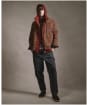 Men's Barbour Bowland Garment Dyed Overshirt - Umber