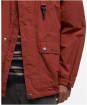 Men's Barbour Rig Showerproof Jacket - Fired Brick