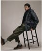 Men's Barbour Cole Relaxed Fit Poplin Trouser - Olive