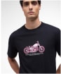 Men's Barbour International Cheney Graphic T-Shirt - Black