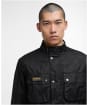 Men's Barbour International Merton Waxed Jacket - Black