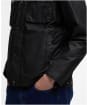 Men's Barbour International Merton Waxed Jacket - Black