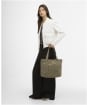Women's Barbour International Qualify Tote Bag - Dusky Khaki