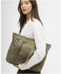 Women's Barbour International Qualify Tote Bag - Dusky Khaki