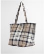 Women's Barbour Layla Tartan Large Tote Bag - Rosewood Tartan