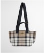 Women's Barbour Layla Tartan Mini Tote Bag - Rosewood Tartan