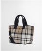 Women's Barbour Layla Tartan Mini Tote Bag - Rosewood Tartan