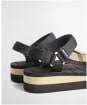 Women's Barbour Mila Sandal - Black / Dress Tartan