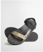 Women's Barbour Mila Sandal - Black / Dress Tartan