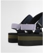 Women's Barbour Mila Sandal - Olive / Navy / Classic Tartan