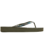 Women's Barbour Tilda Toe Post Sandal - Olive / Ancient Tartan