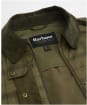 Women's Barbour Tartan Cropped Beadnell Casual Jacket - Dusky Green Tartan