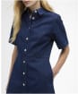 Women's Barbour Maia Denim Mini Dress - Rinse Wash Denim