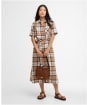Women's Barbour Fern Midi Dress - Hessian Tartan