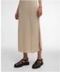 Women's Barbour International Valencia Knitted Midi Dress - Ecru