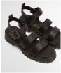 Women's Barbour Gabby Sandal - Dark Brown