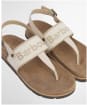 Women's Barbour Lumley Toe Post Sandal - Beige
