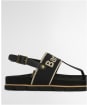 Women's Barbour Lumley Toe Post Sandal - Black