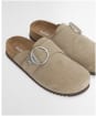 Women's Barbour Kyra Closed Toe Sandal - Taupe Suede