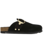 Women's Barbour Kyra Closed Toe Sandal - Black Suede