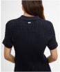 Women's Barbour Hartland Knitted Polo Jumper - Navy