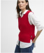 Women's Barbour Hartland Sleeveless Knitted Jumper - Poppy Red