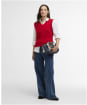 Women's Barbour Hartland Sleeveless Knitted Jumper - Poppy Red