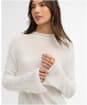 Women's Barbour International Ozara Knitted Jumper - Off White