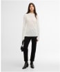 Women's Barbour International Ozara Knitted Jumper - Off White