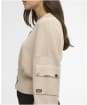 Women's Barbour International Gigi Knitted Bomber - Cement