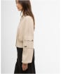 Women's Barbour International Gigi Knitted Bomber - Cement